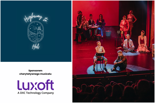 Sponsorem charytatywnego musicalu był Luxoft A DXC Technology Company